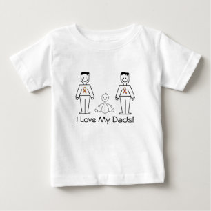 LGBT-anpassade 2 pappor & en baby Tröja