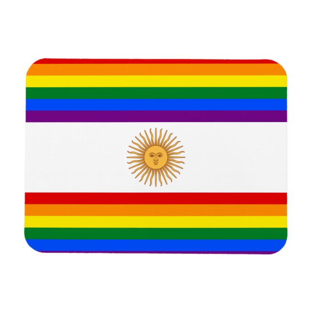 LGBT Argentina Magnet (Horisontell)
