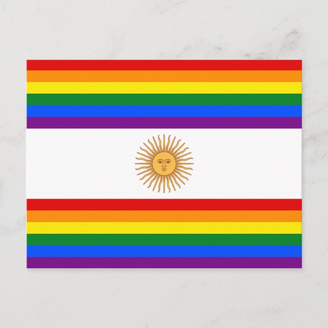 LGBT Argentina Vykort (Framsida)