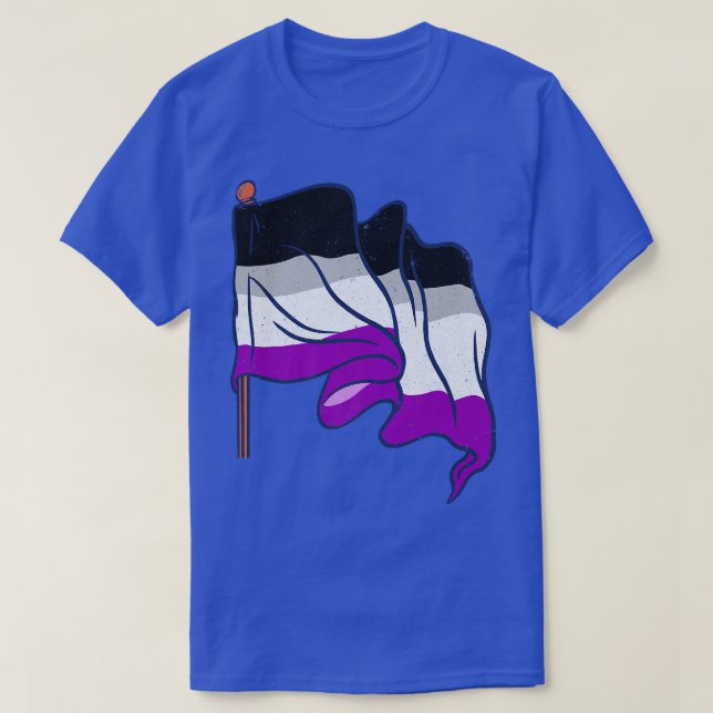 Lgbt Aseuality Flagga Ace Pride Human Högers Proud T Shirt (Design framsida)