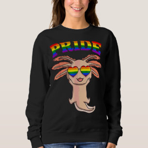 Lgbt Axolotl Gay pride Rainbow Lgbtq Cute Amphibia T Shirt