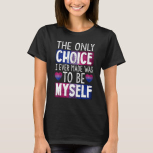 Lgbt Bi Pride Proud Bisexual Flagga Bise T Shirt