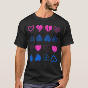 Lgbt Bisexuality Flagga Hearts Bi Pride Month Bise T Shirt