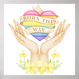 LGBT Born på detta sätt Poster
