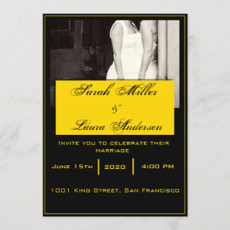 LGBT-bröllopinbjudan Inbjudningar