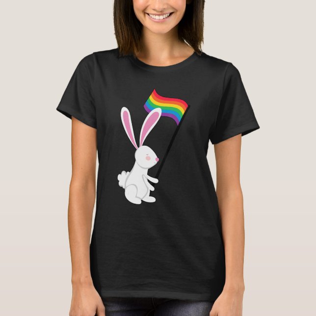 Lgbt Bunny Lgbtq 1 T Shirt (Framsida)