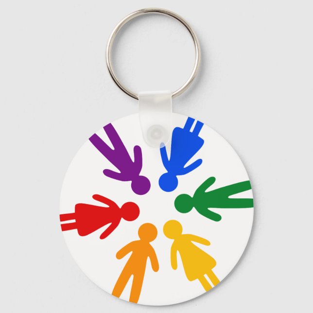 lgbt-cirkel nyckelring (Framsida)