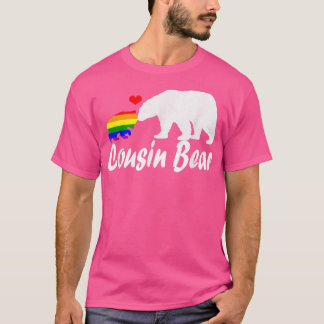 Lgbt Cousin Bear Gay pride Equal Högers Rainbow 35 T Shirt