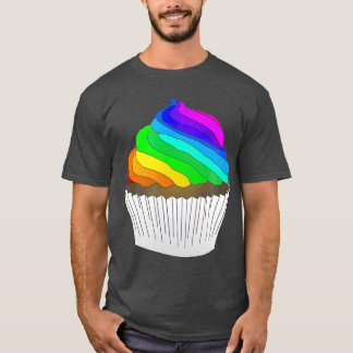 LGBT Cupkaka Rainbow färg iking LGBTQ T Shirt