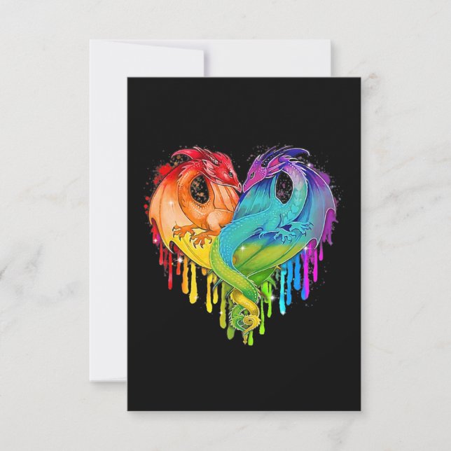 LGBT Dragon OSA Kort (Framsida)