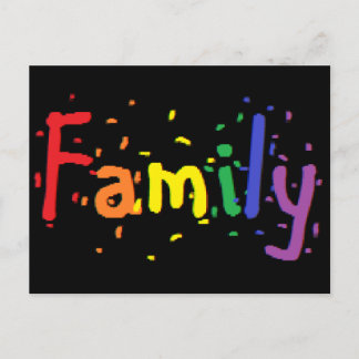 LGBT-familjlogo Vykort