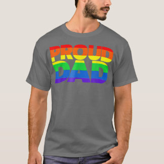 LGBT Fars dag Gift Rainbow Flagga Proud Gay pride T Shirt