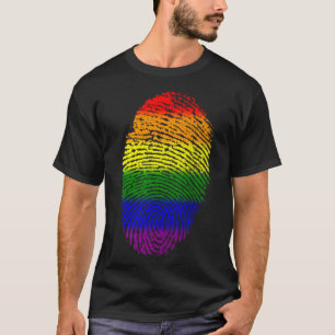 LGBT-fingeravtryck T Shirt