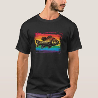 LGBT Fishing Bass Proud Fisherman Fish Dad Mom T Shirt