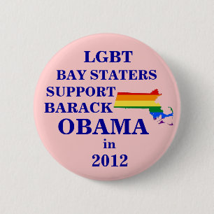 LGBT-fjärd Staters för Obama 2012 Knapp