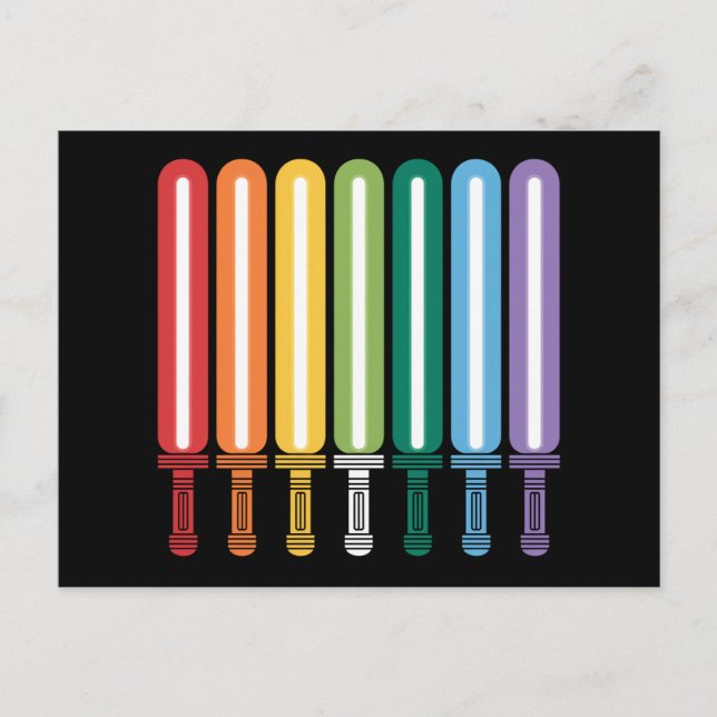 LGBT Flagga Gay pride Vykort (Framsida)