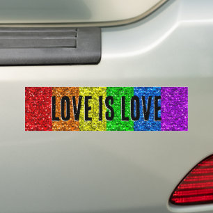 LGBT-flagga-Gnistra Kärlek-textanpassning Bildekal