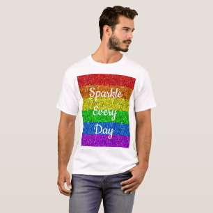 LGBT-flagga klara Gnistra varje dag som texten anp T Shirt