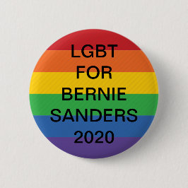 LGBT för Bernie slipmaskiner 2020 knäppas Knapp