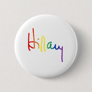 LGBT för HILLARY CLINTON Knapp