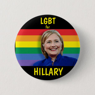 LGBT för Hillary Clinton Knapp
