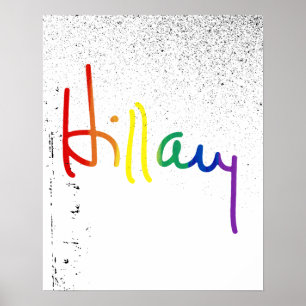 LGBT för Hillary Clinton Poster