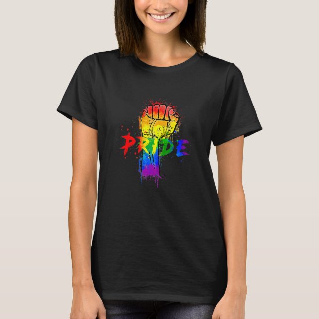 LGBt för Lesbisk av sädesslag Pride månad T Shirt (Framsida)