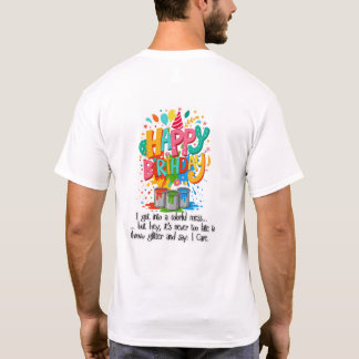 LGBT Fransk Bulldog Birthday T-Shirt