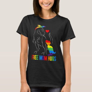 LGBT Free Mamma Hugs Dinosaur Rex Mamasaurus Ally T Shirt