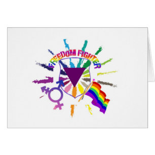 LGBT-frihetskämpe Hälsningskort