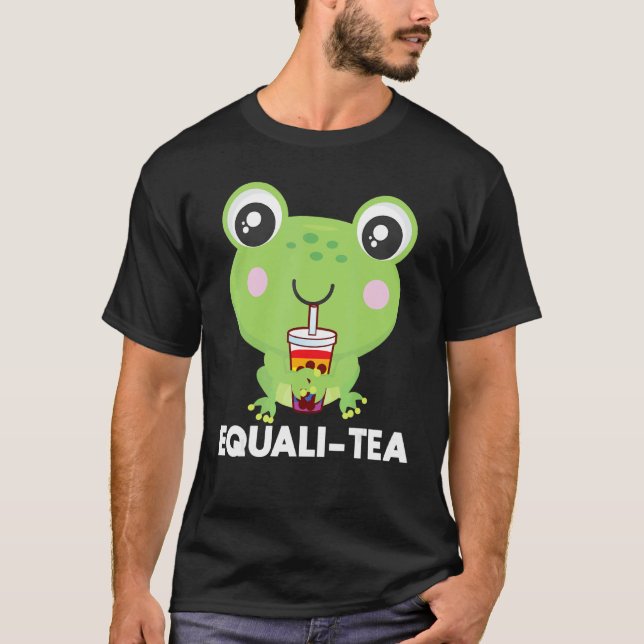 Lgbt Frog Equali Tea Gay pride LGbt Flagga 1 T Shirt (Framsida)