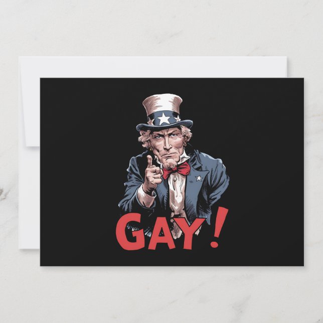 LGBT Gay Ally Pride Month Funny Inbjudningar (Framsida)