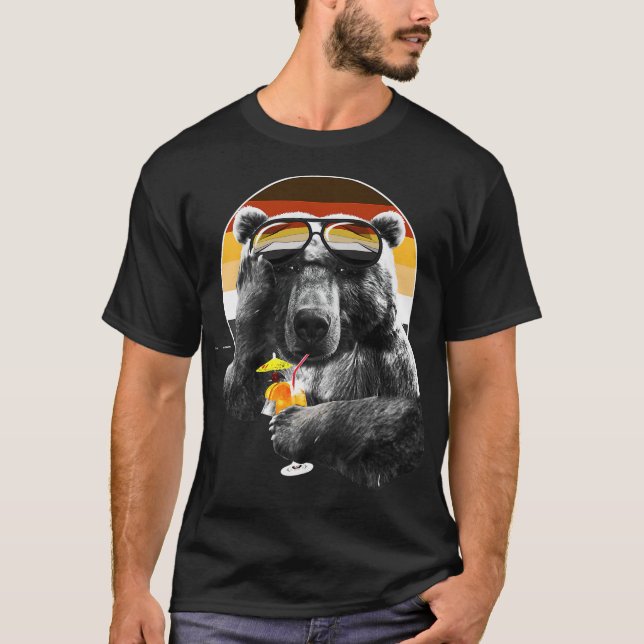 LGBT Gay Bear Pride Premium T Shirt (Framsida)