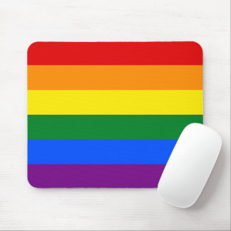 LGBT Gay pride 6-Rand Rainbow Flagga Musmatta