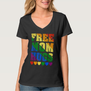 Lgbt Gay pride Free Mamma Hugs Women Apparel T Shirt