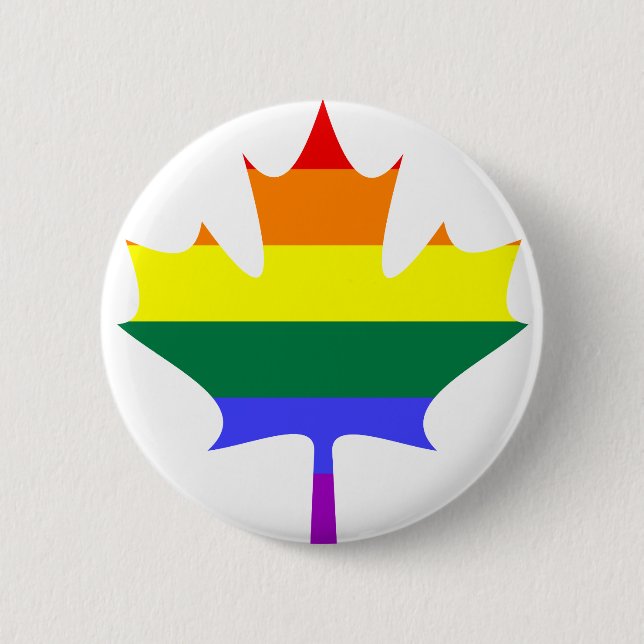 LGBT/gay pride Kanada knäppas Knapp (Framsida)