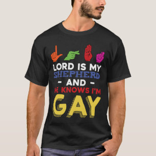 Lgbt Gay pride-månadens medvetenhet - signatursprå T Shirt
