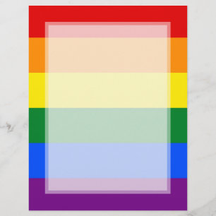 LGBT Gay pride Rainbow Flagga Rand Reklamblad