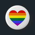 LGBT Gay pride Rainbow Heart Knapp<br><div class="desc">Ett hbt-regnbåge som firar pridet mellan homosexuella,  lesbisk,  bisexuella och transsexuella. Var färgstark och uttrycka sig,  var stolt,  var modig,  visa stöd för vänner och/eller familj eller visa världen att kärlek är kärlek.</div>