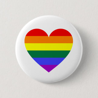 LGBT Gay pride Rainbow Heart Knapp