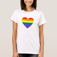 LGBT Gay pride Rainbow Heart