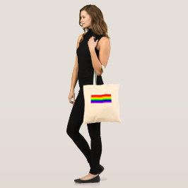 LGBT Gay pride Rainbow Small Tote Bag Tygkasse