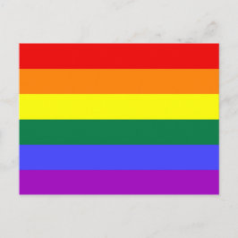LGBT Gay pride Rainbow Vykort