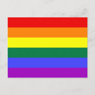 LGBT Gay pride Rainbow Vykort