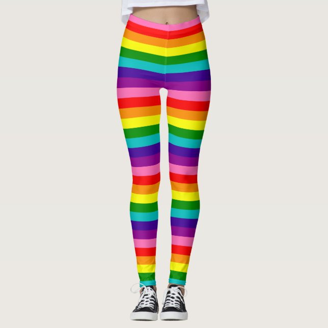 lgbt - gay pride regnbåge flagga  leggings (Framsida)