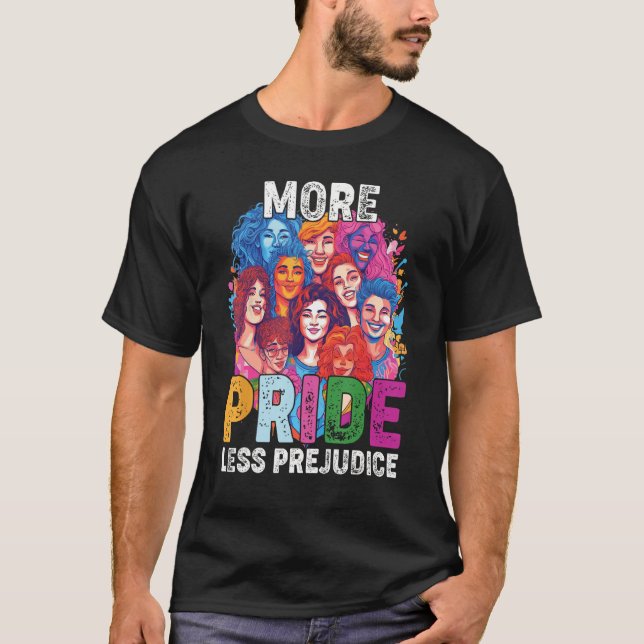 Lgbt Gay Proud Ally Pride Månad mer Pride mindre ä T Shirt (Framsida)