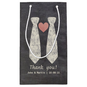 LGBT Gifter sig Faux Chalkboard Gay Bröllop