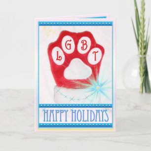 LGBT-glad helgkort