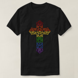 LGBT Glitter Rainbow Kor T Shirt