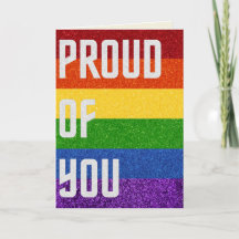 LGBT Glitter stolt över ditt kort